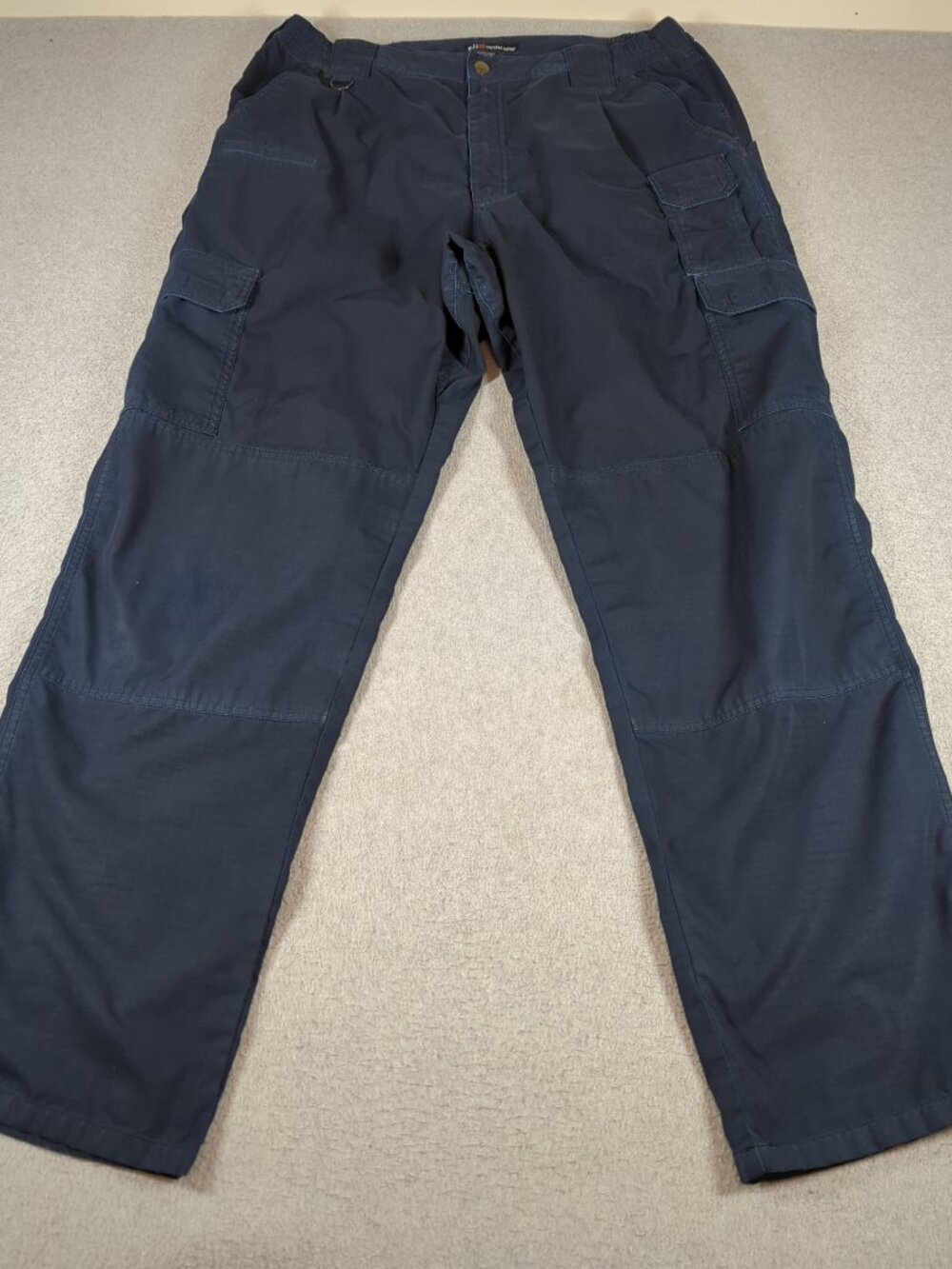 5.11 Tactical Series Pants Men's 36x34 (Actual 34x32) Blue Cargo Ripstop